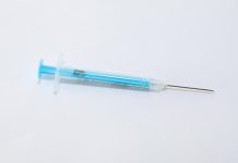 Covid vaccine needle