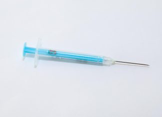 Covid vaccine needle