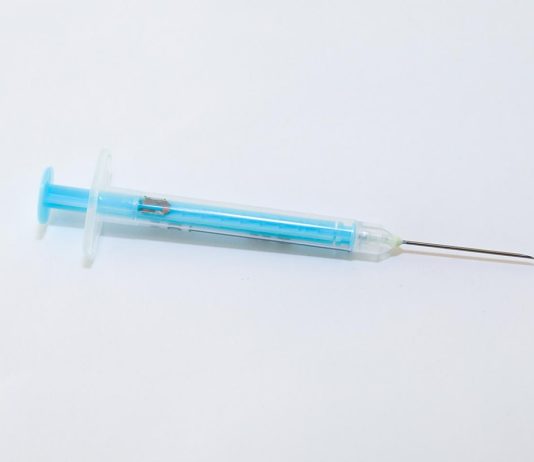 Covid vaccine needle