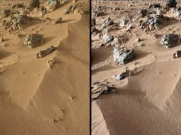 Desert whose soil is like mars