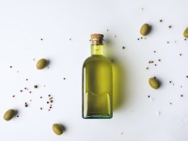 Shot of olive oil hangover