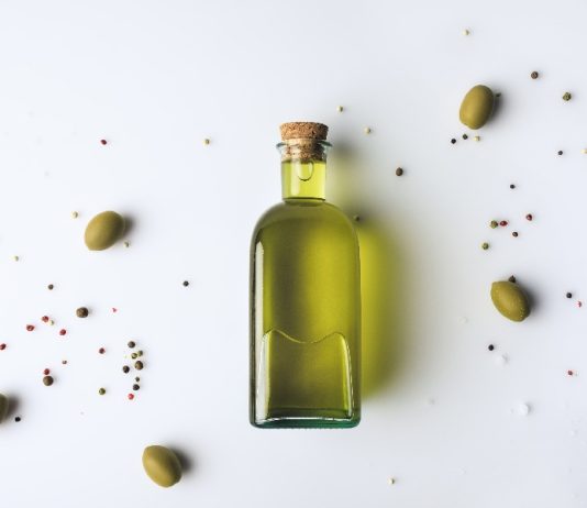 Shot of olive oil hangover