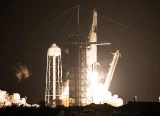 Launches First-Ever Commercial Crew Mission to Space Station