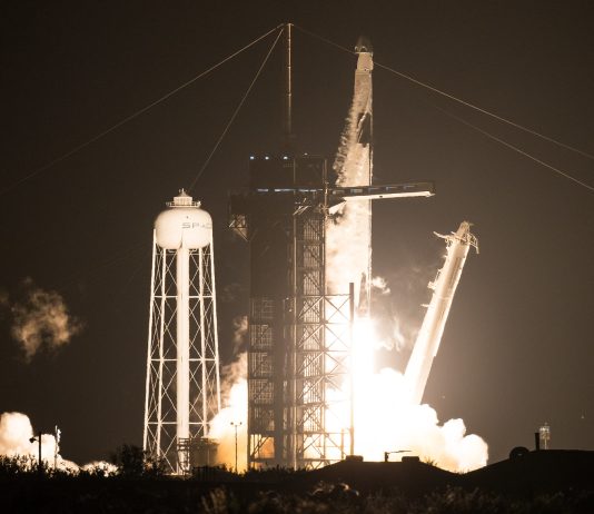 Launches First-Ever Commercial Crew Mission to Space Station